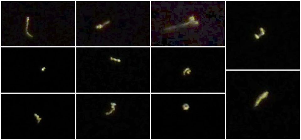 Licht pulserend object boven Meppel foto