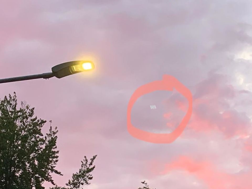 UFO op foto foto