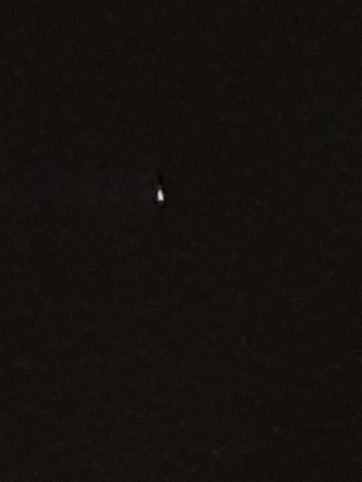 Wit licht werd groen in driehoekvormig echt helder meerdere keren te zien foto