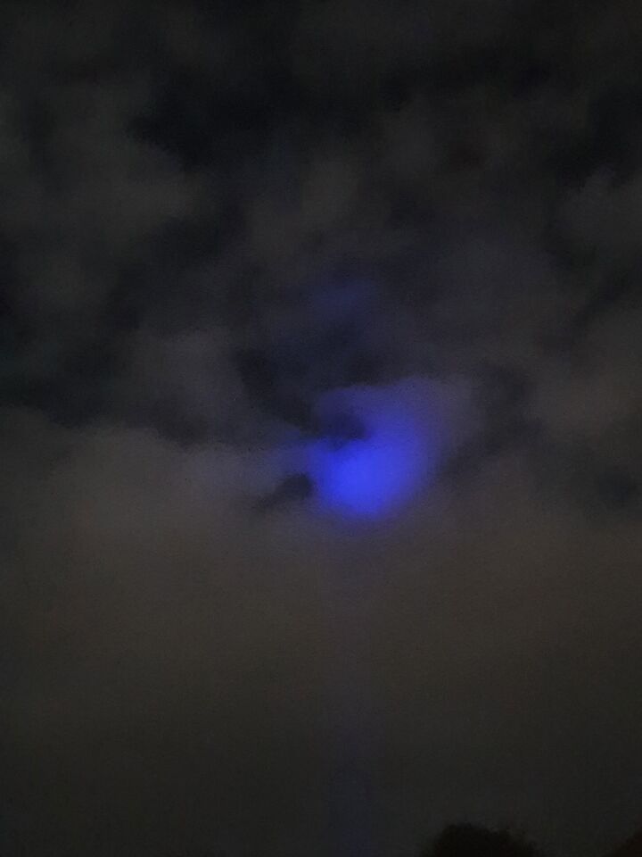 100% geen schijnwerper object bewoog ca 5km foto