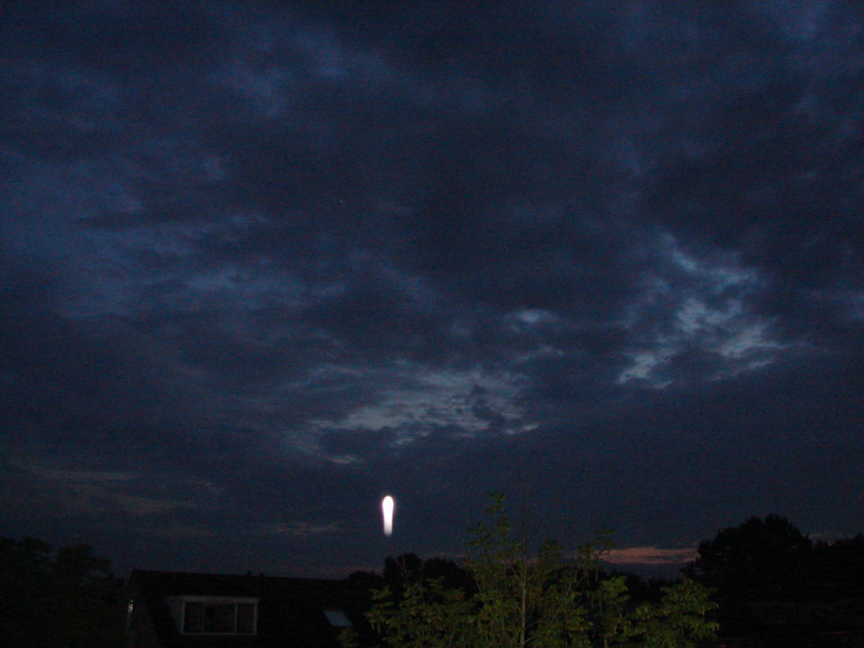 Lichtbollen en helder wit licht foto