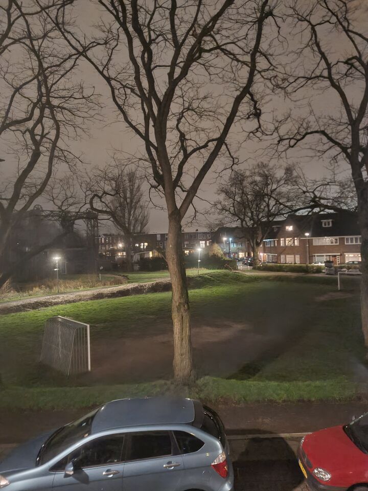 Licht bron op een foto en andere foto niks foto