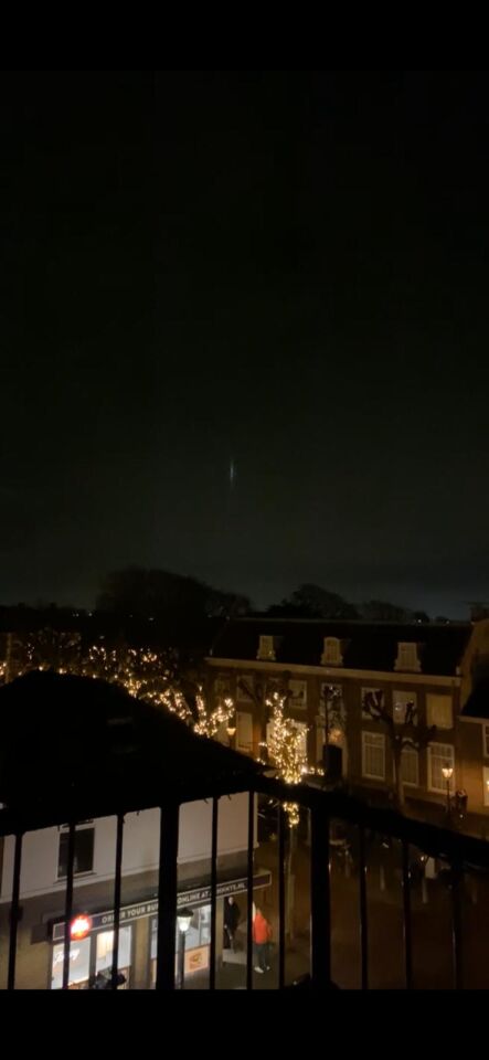 Lange lichtflits knipperend veranderde van plek paar keer foto