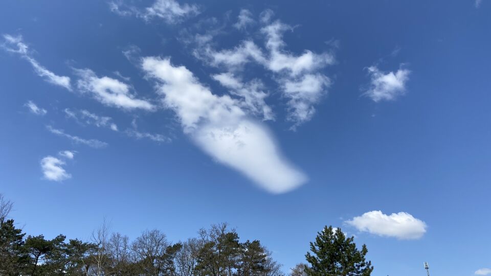 Bizarre wolk foto