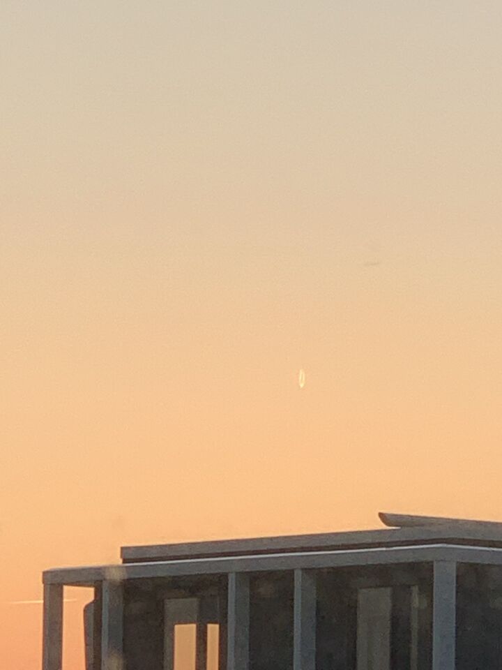 Stilstaand lichtgevend ovaal (centrum van ovaal niet lichtgevend) foto