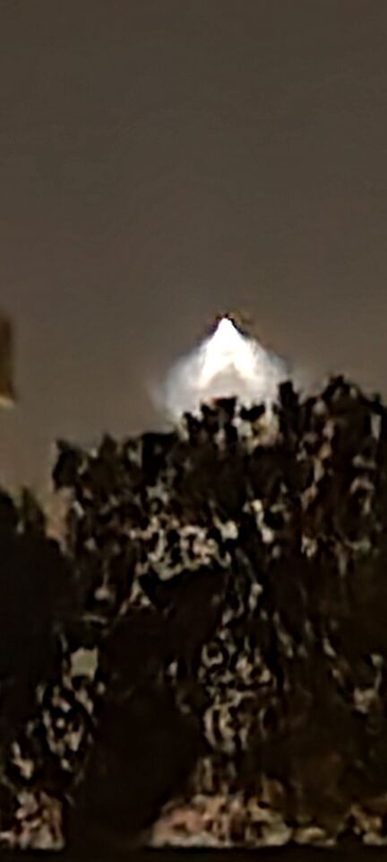 Helder "piramide " licht foto
