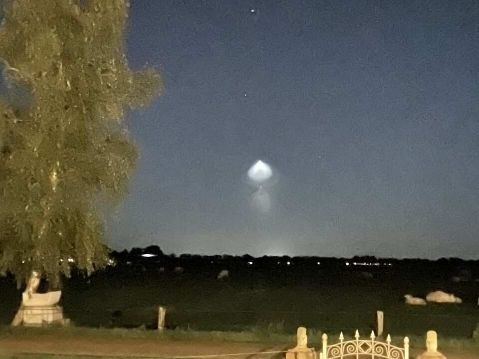 Naar beneden schijnend licht dat naar het noorden gaat foto