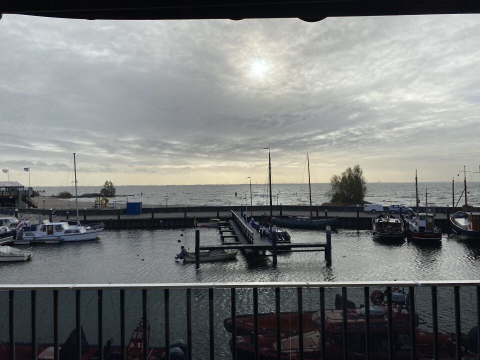 Zwart bruine bol met gekarteld bovenkant foto