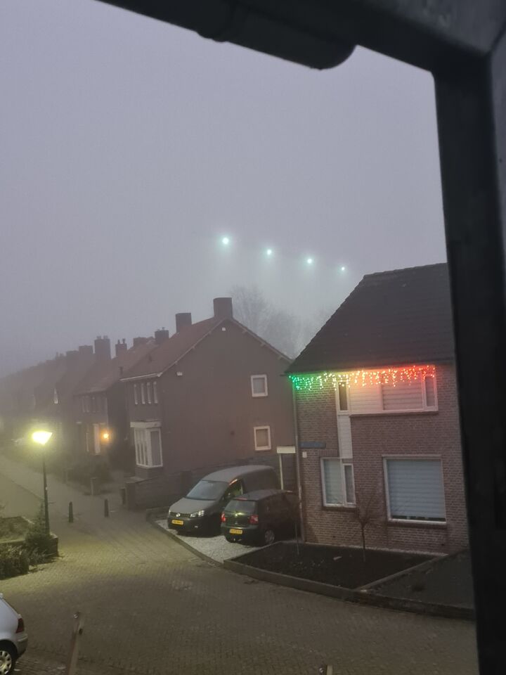 4 lichten bewegen heen en weer foto