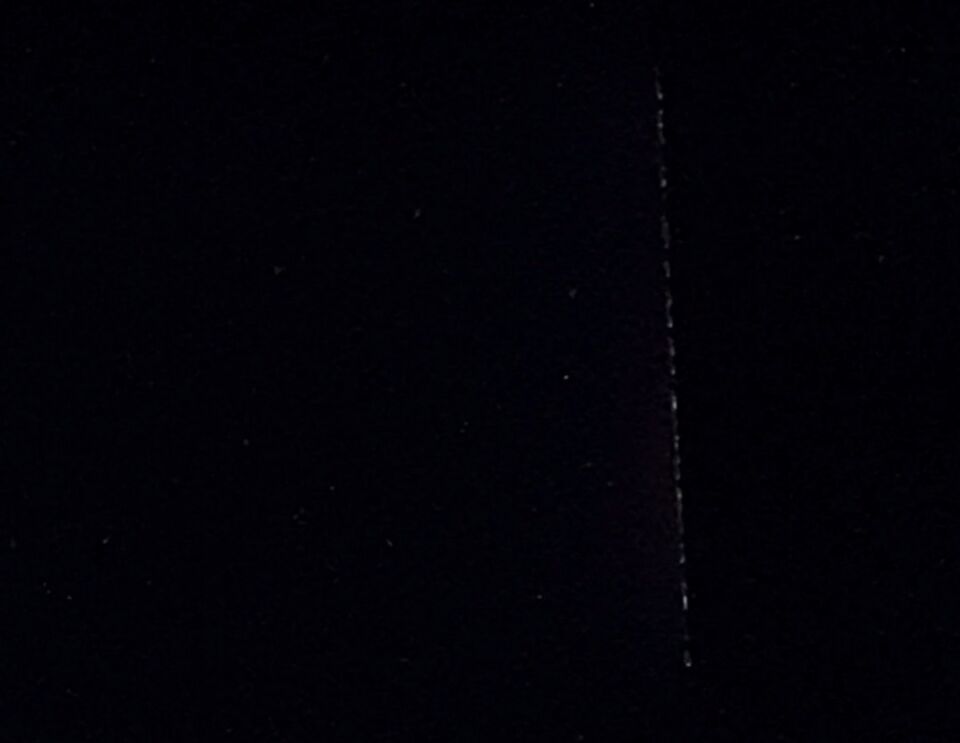 Veel lichten achter elkaar vliegen foto