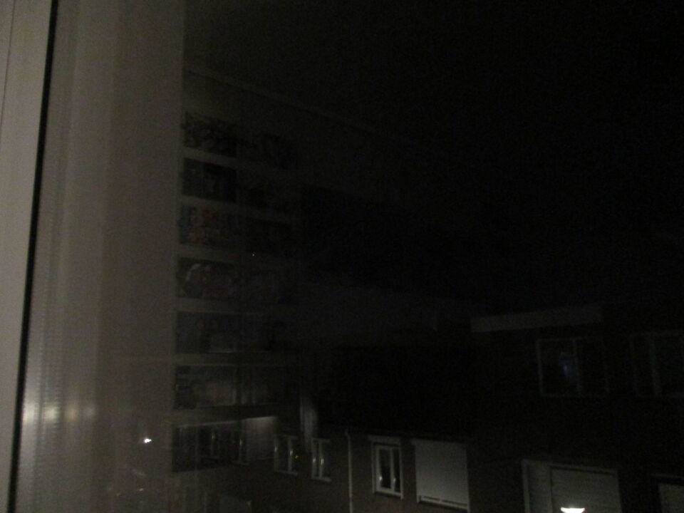 Raar Bewegend Object in lucht foto