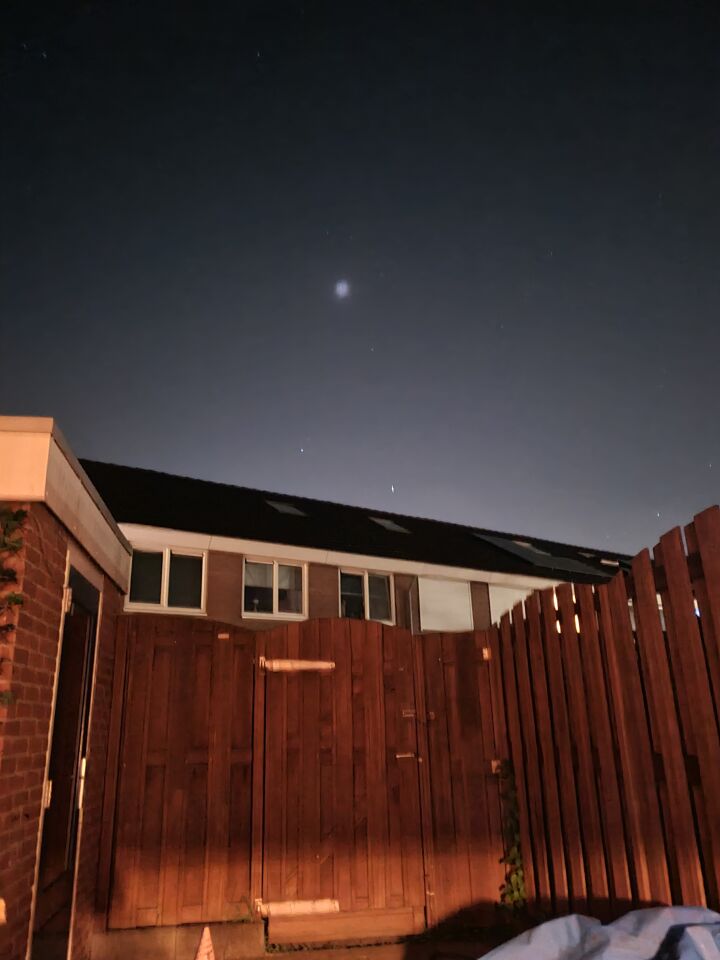 Bewegende lichtbol foto