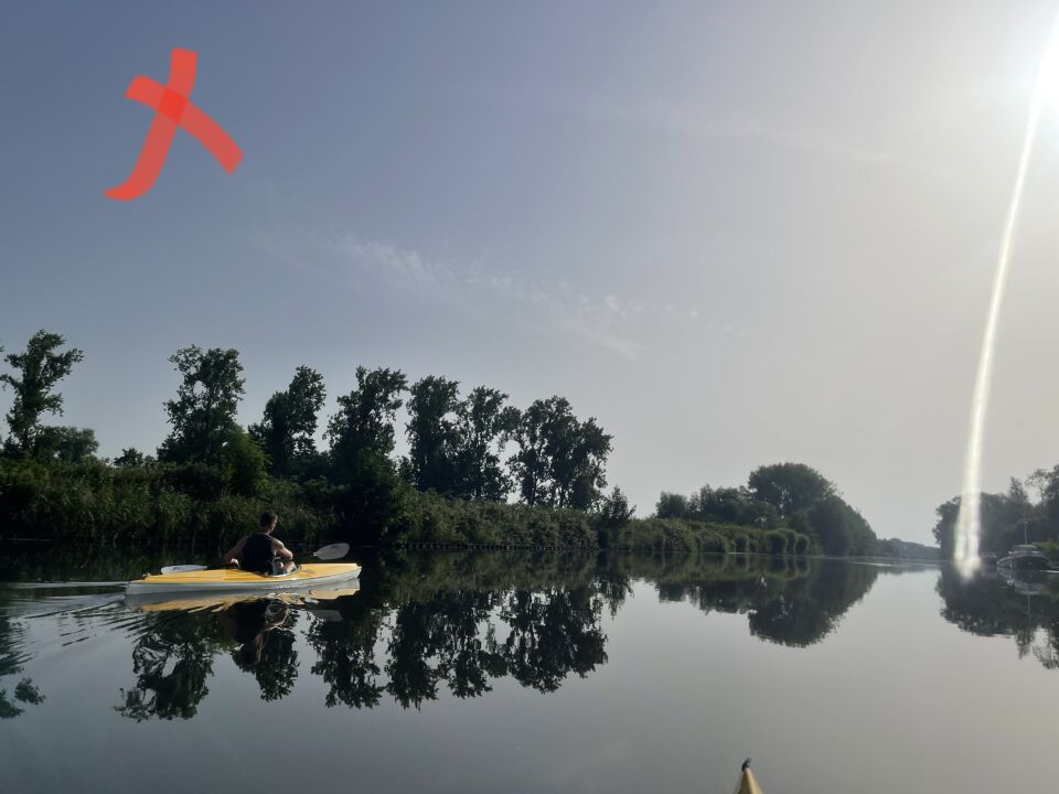Vandaag met mijn broer wezen kanovaren en nam wat foto’s Ik wist niet wat … foto