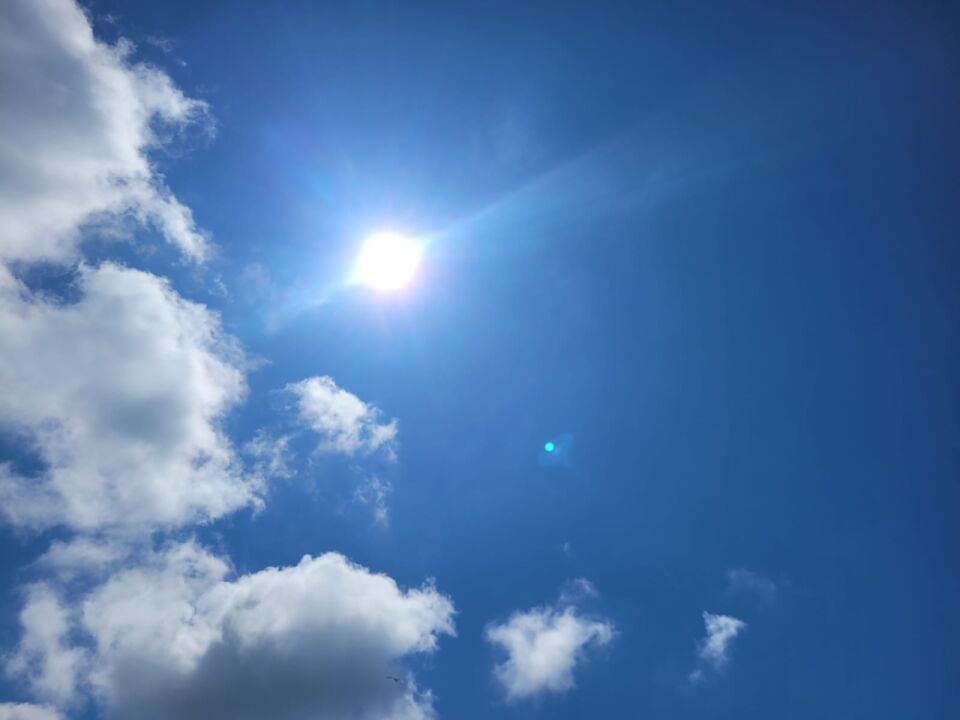 Vreemd lichtpuntje foto