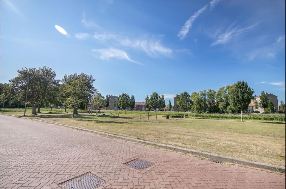 Witte schotel. staat op foto. was foto`s van een woning aan het bekijken foto