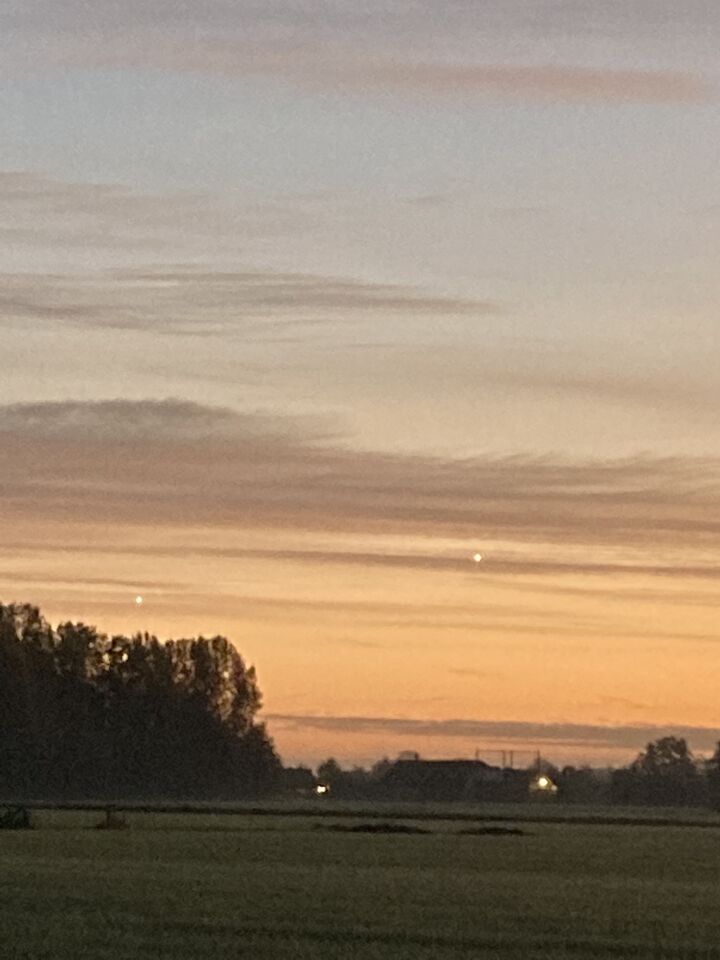 Grote flikkerende lichtbollen foto