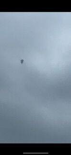 Raar object in de lucht foto