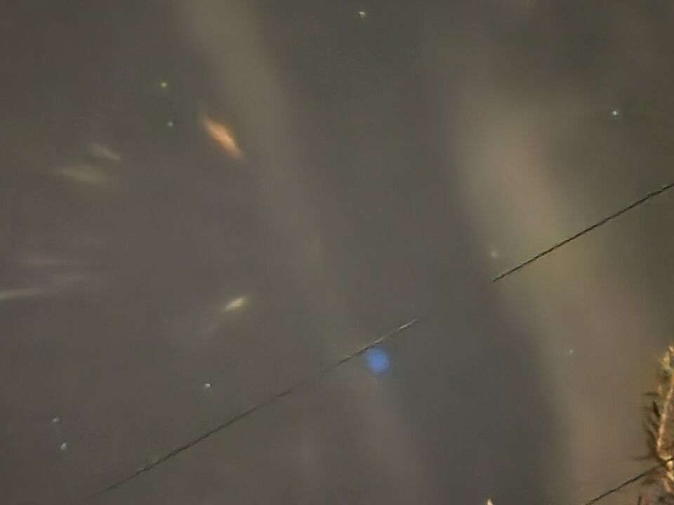 Gekleurde stralen en vlekken als een soort krans foto