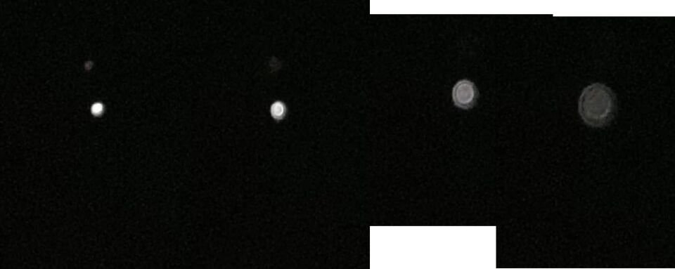 Pulserende statische lichtbal foto