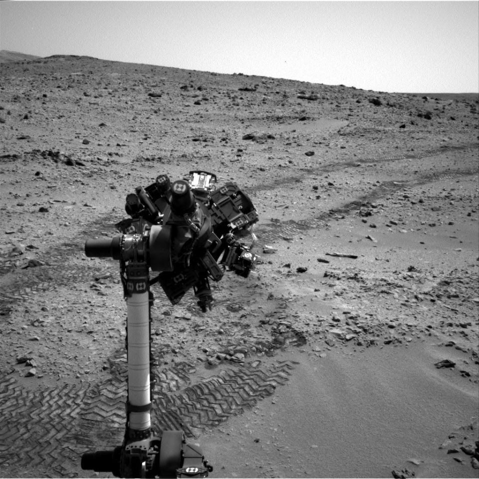 Iets op foto van NASA curiosity foto