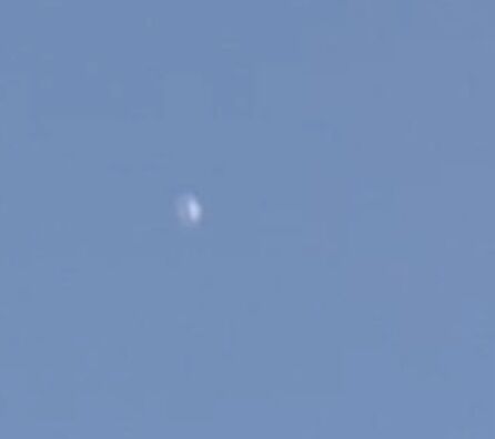 Cirkel ring dat verandert van vorm waargenomen foto