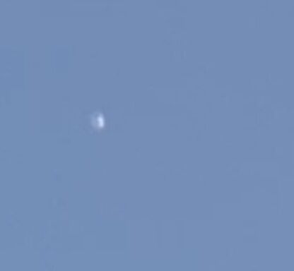 Cirkel ring dat verandert van vorm waargenomen foto