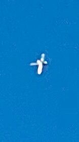 Hoekig object boven Groot Driene Hengelo (OV) foto