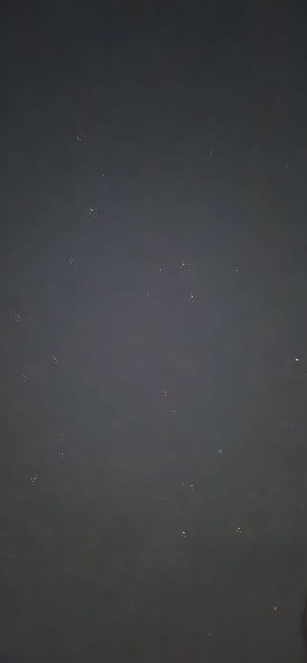 Clusters van lichtjes bij elkaar. foto