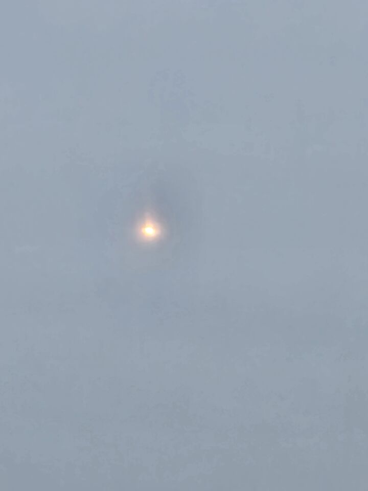 Geel / oranje lichtbol foto