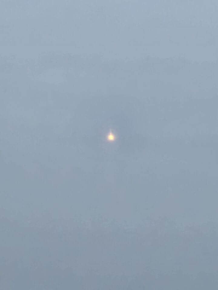 Geel / oranje lichtbol foto
