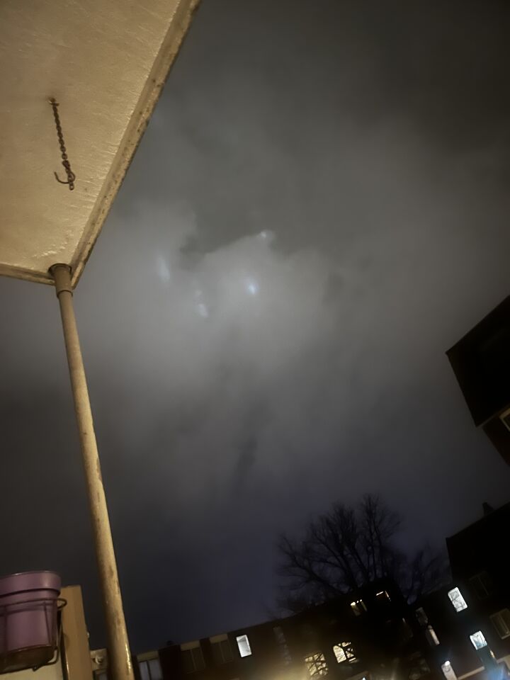 Lichten in de lucht foto