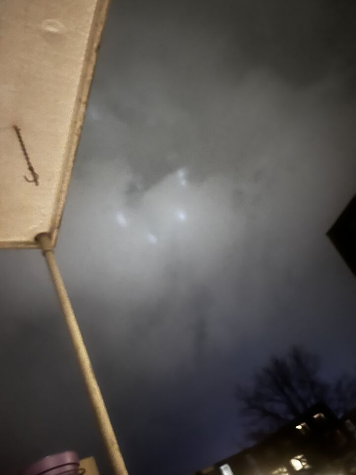 Lichten in de lucht foto