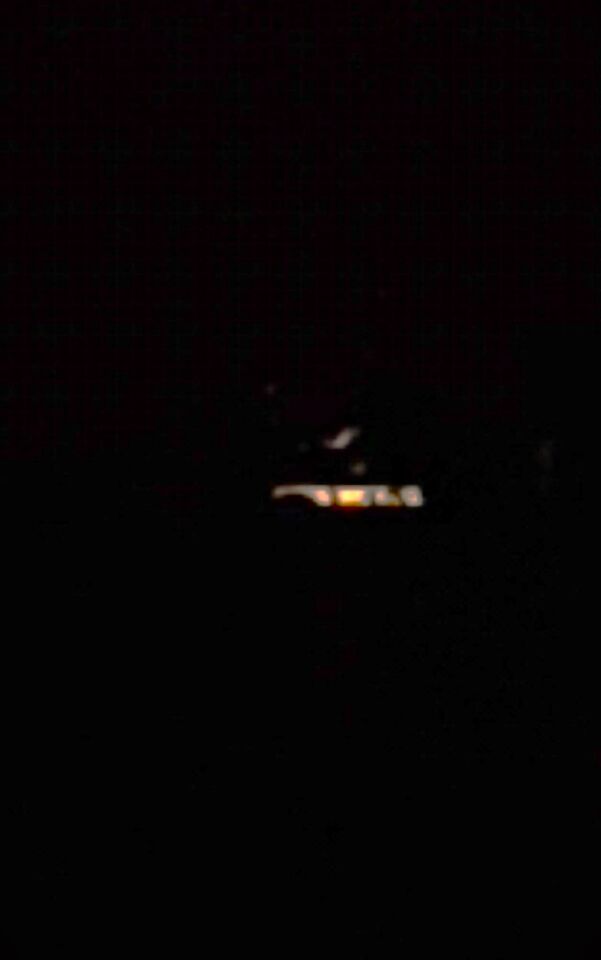 Een Ufo die op en neer bewoog en dan verdween in het niets. foto