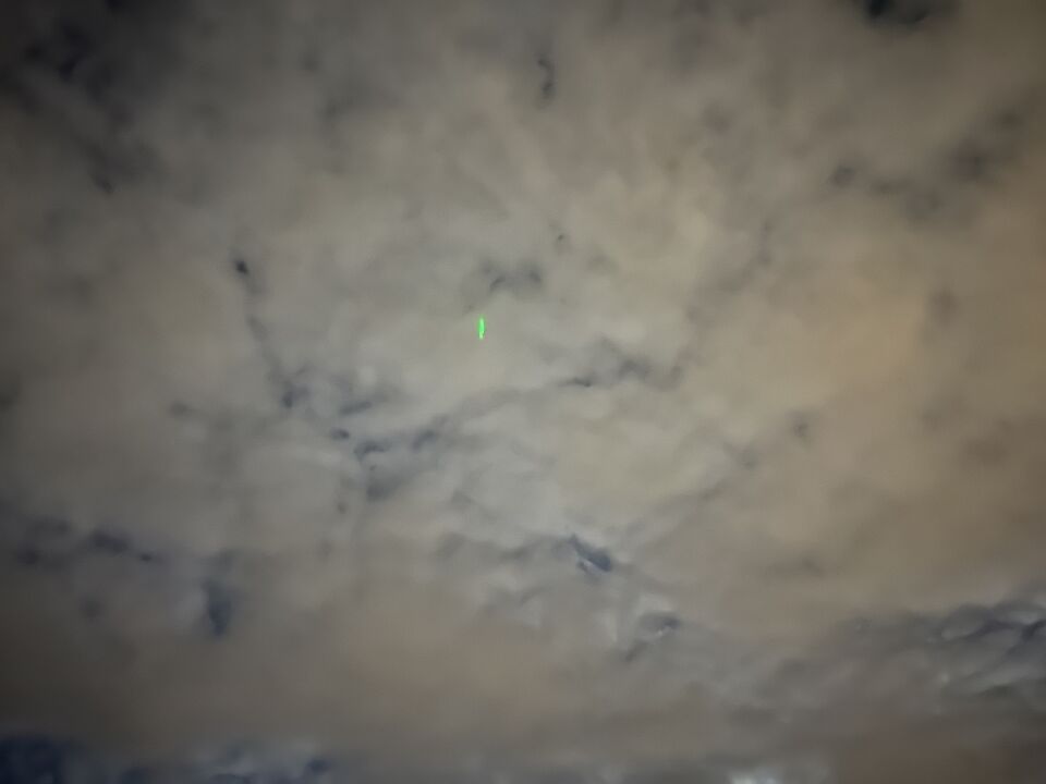 Groene constante lichtflits foto
