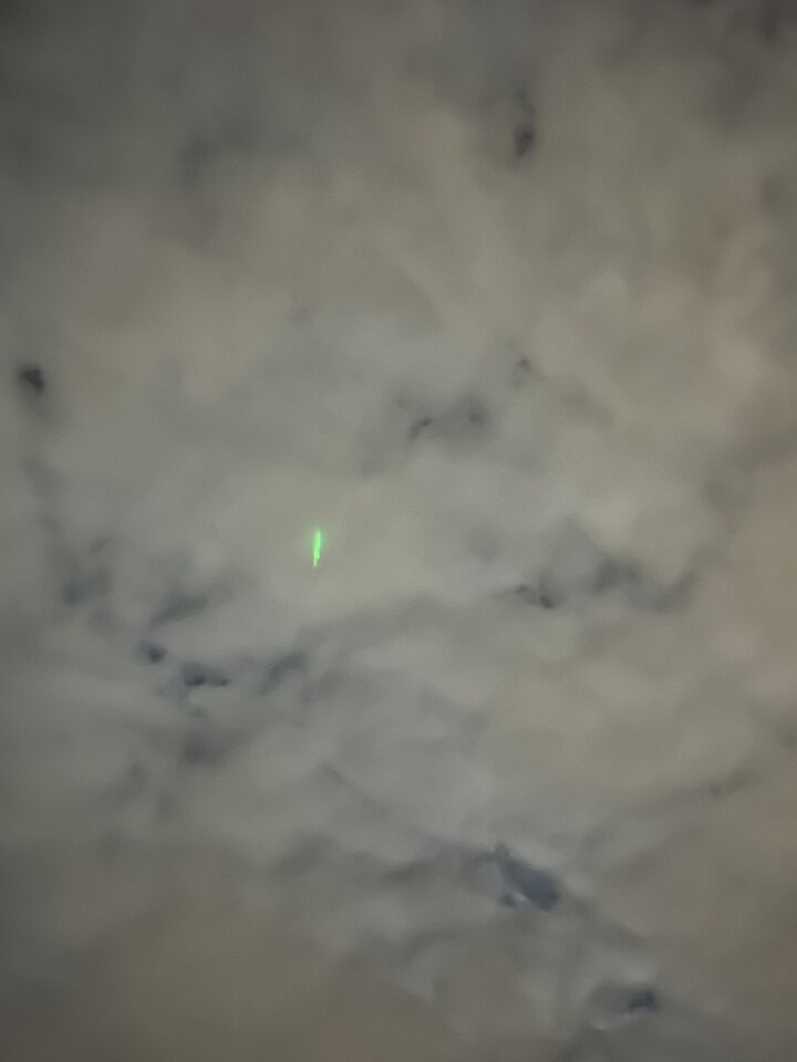Groene constante lichtflits foto