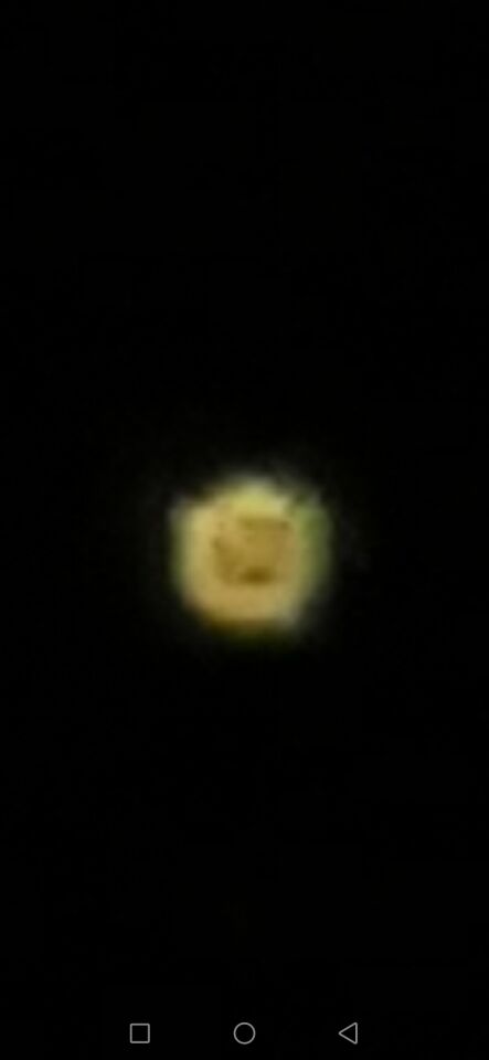 Schuine Mand met verschillende lichten foto