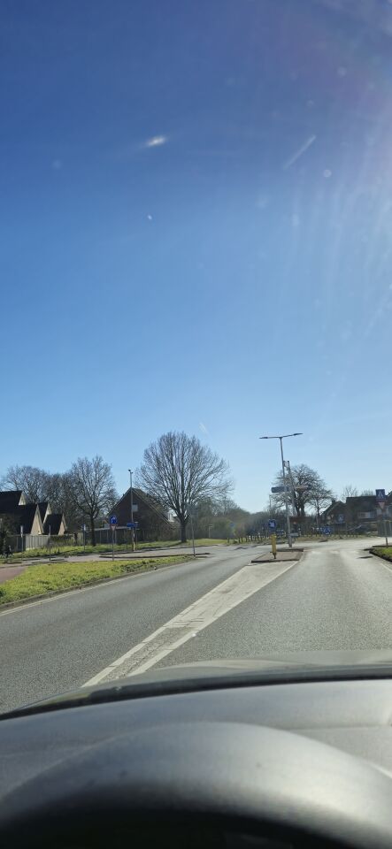 4 stralen in de lucht foto