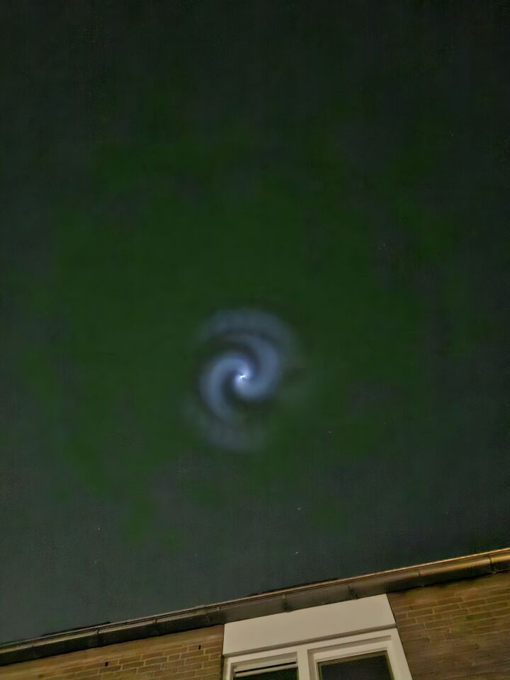 Vreemde licht verschijning foto