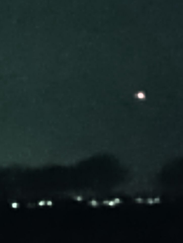 2 rode knipperende bollen boven elkaar foto