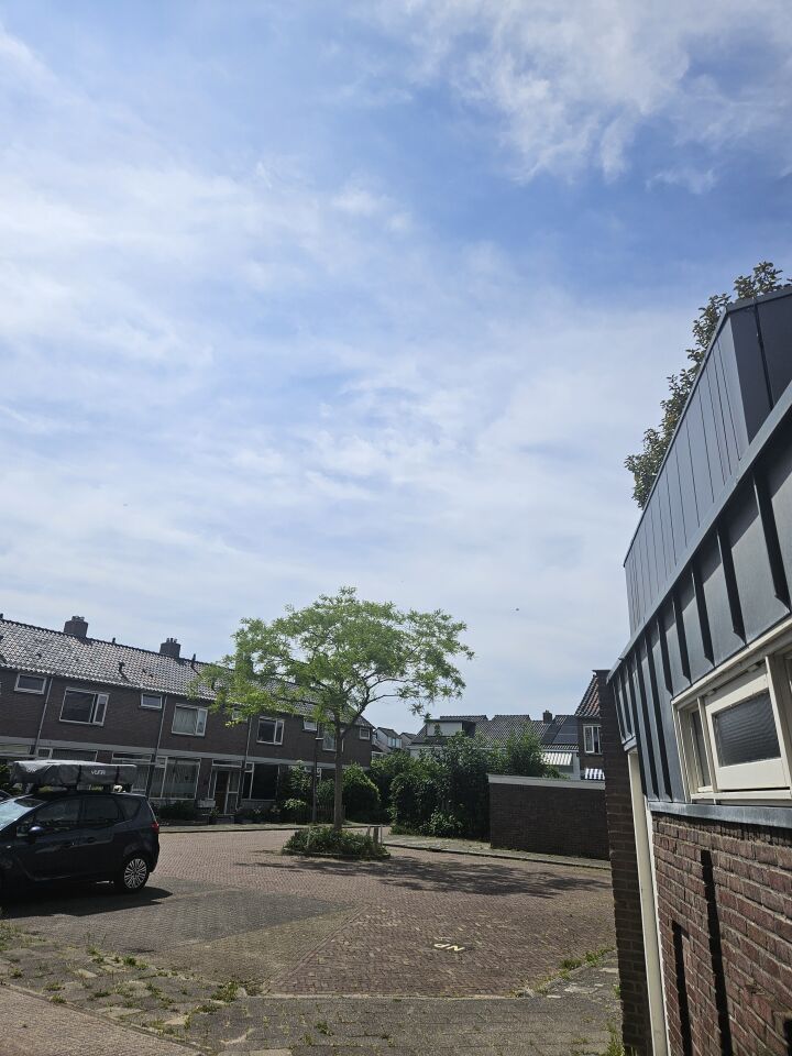 Zwarte driehoek vormig, vloog laag, klein object, geen geluid foto