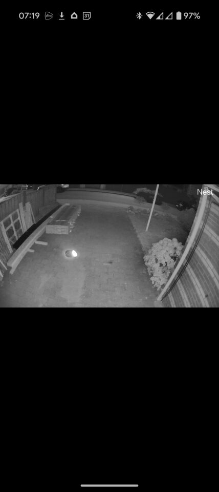 Snel bewegend klein lichtpunt foto