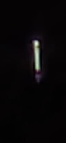 Lichtgevende groene streep foto