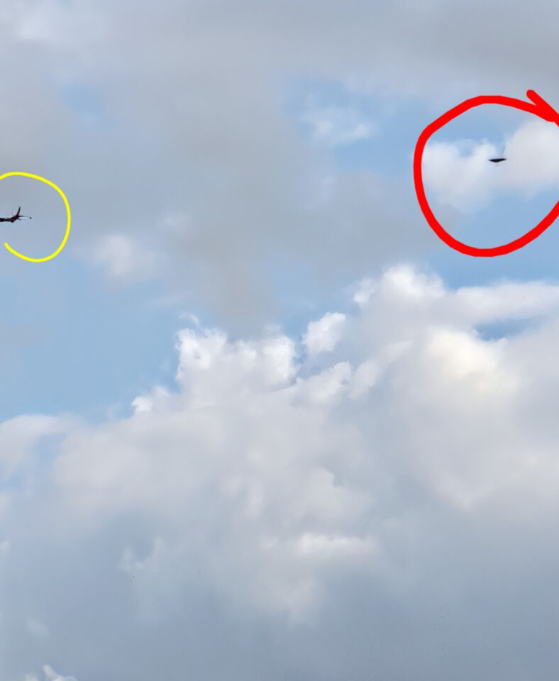 Object snel van L naar R horizontaal foto
