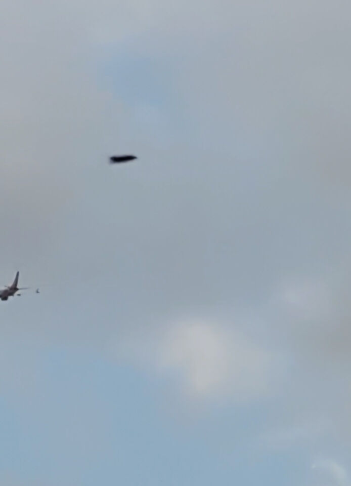 Object snel van L naar R horizontaal foto