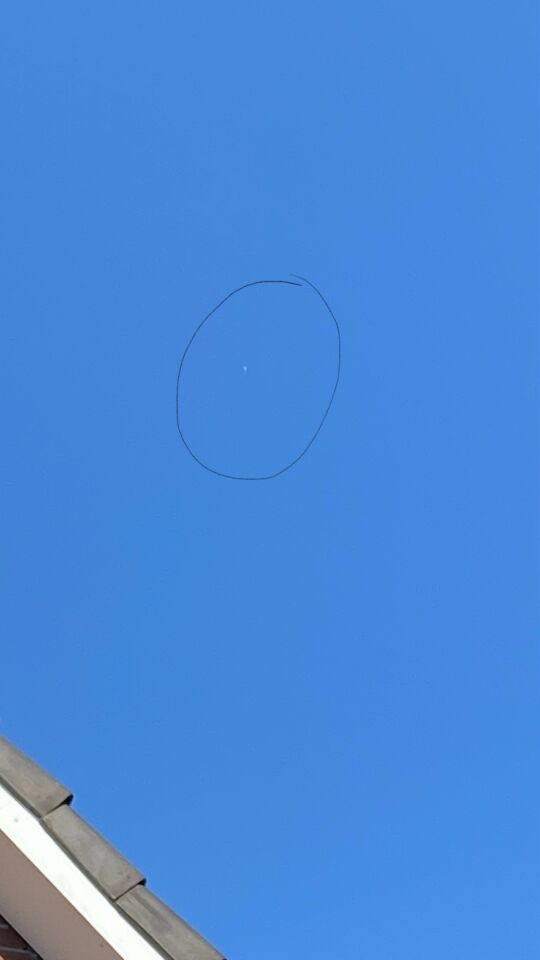 Een lichtpunt waarvan ik dacht een satelliet foto