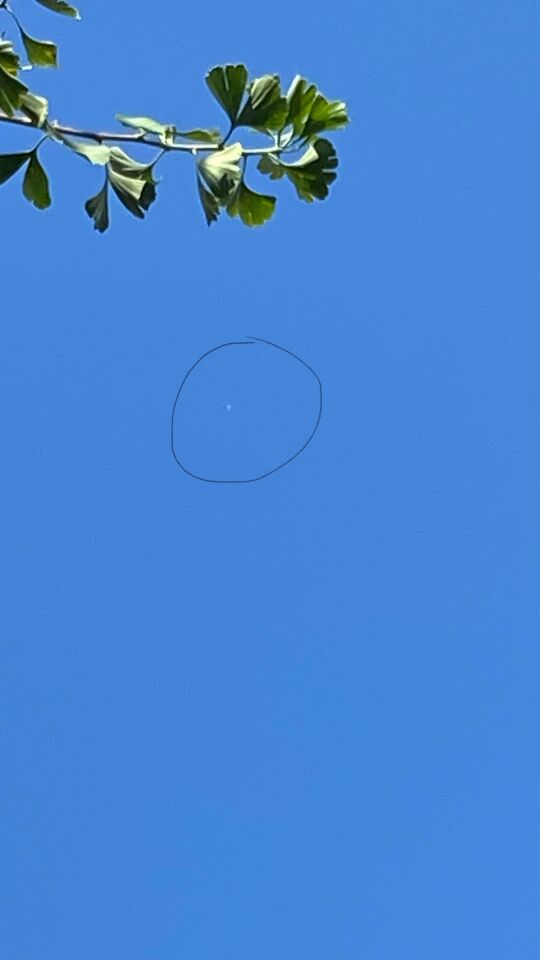 Een lichtpunt waarvan ik dacht een satelliet foto
