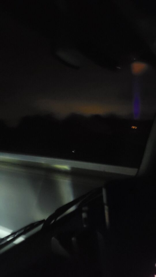 Paarse Rechte lichtstraal foto