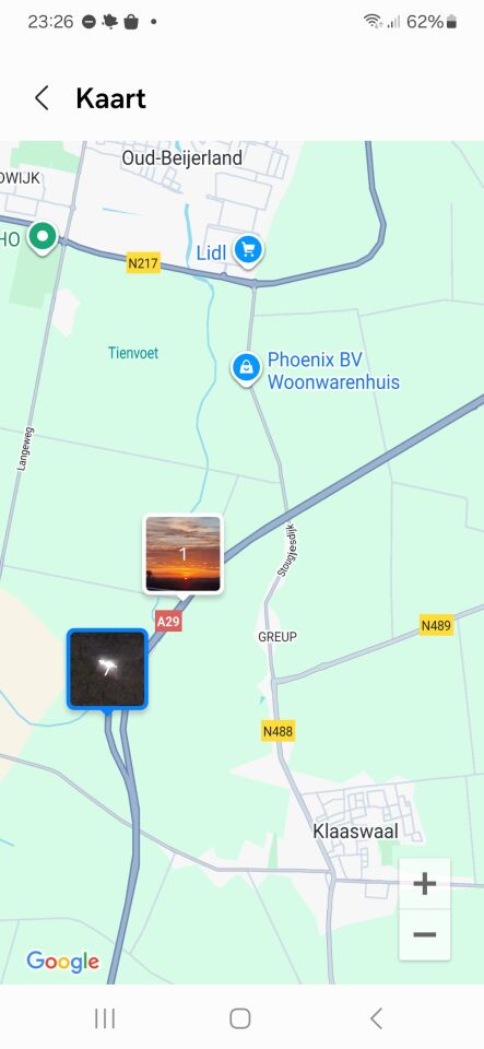 Felle Lichbollen van verschillende grootte foto