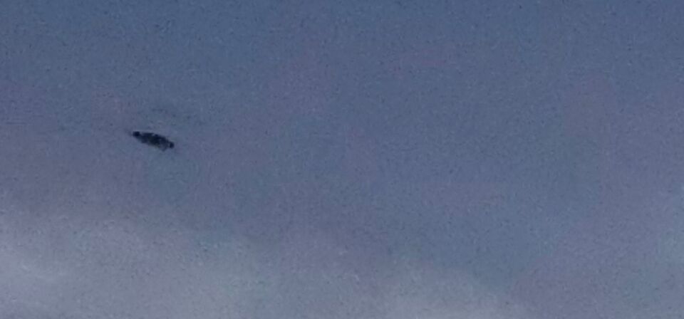Ufo waarneming op foto foto