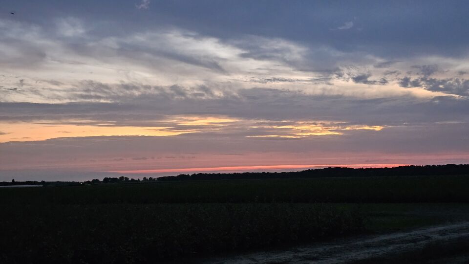 Ufo waarneming op foto foto